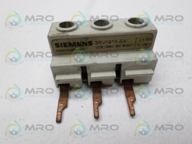SIEMENS 3RV1915-5A BUSSBAR FEEDER  UNMP