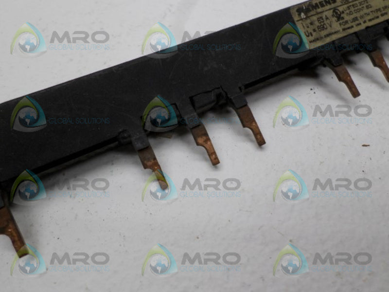 SIEMENS 3RV1915-3C AUXILIARY LINE SIDE FEEDER BAR  NSNP