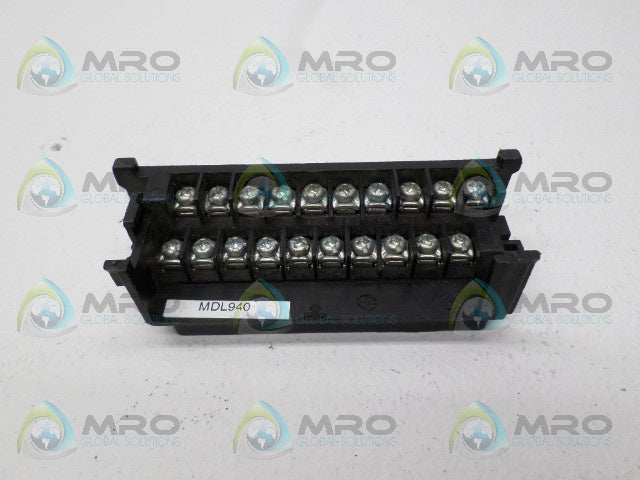 GE FANUC 44D750121 BLACK TERMINAL BLOCK *NEW NO BOX*