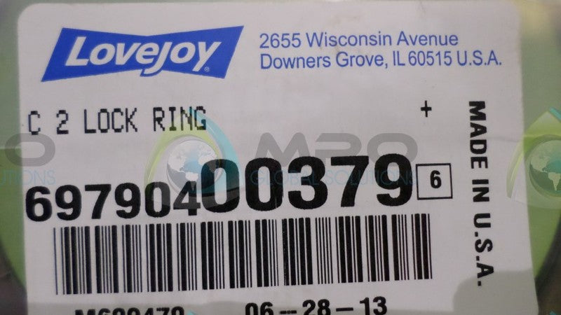 LOVEJOY INC. 00379 LOCK RING  NSNP IN BAG