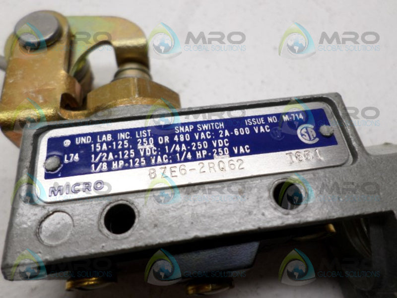 MICRO SWITCH BZE6-2RQ62 (AS PICTURED) NSNP