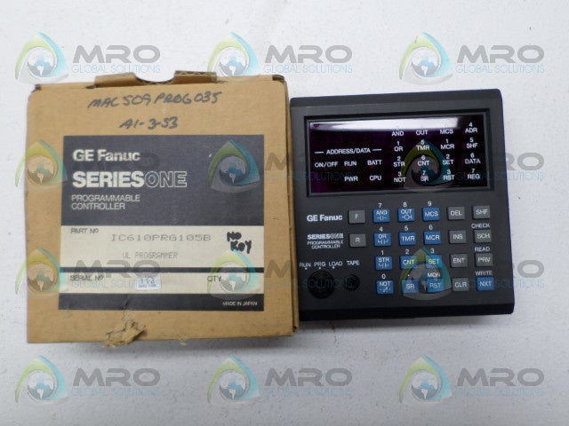 GE FANUC IC610PRG105B PROGRAMMABLE CONTROLLER (NO KEY) *NEW IN BOX*