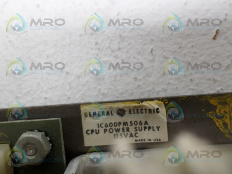 GENERAL ELECTRIC IC600PM506A POWER SUPPLY *USED*