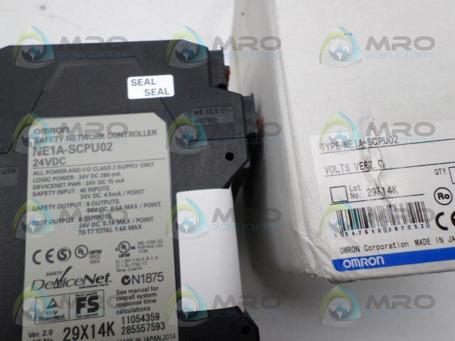OMRON NE1A-SCPU02 SAFETY NETWORK CONTROLLER *NEW IN BOX*