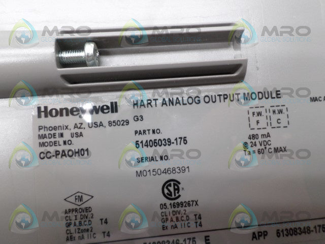 HONEYWELL CC-PAOH01 OUTPUT MODULE *NEW NO BOX*