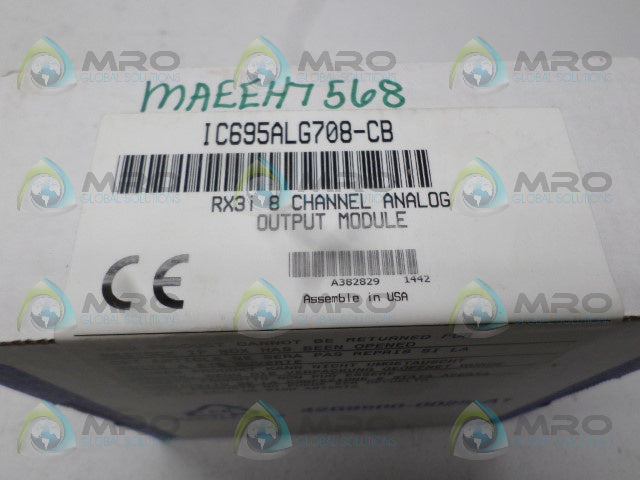 GE FANUC IC695ALG708-CB OUTPUT MODULE *FACTORY SEALED*