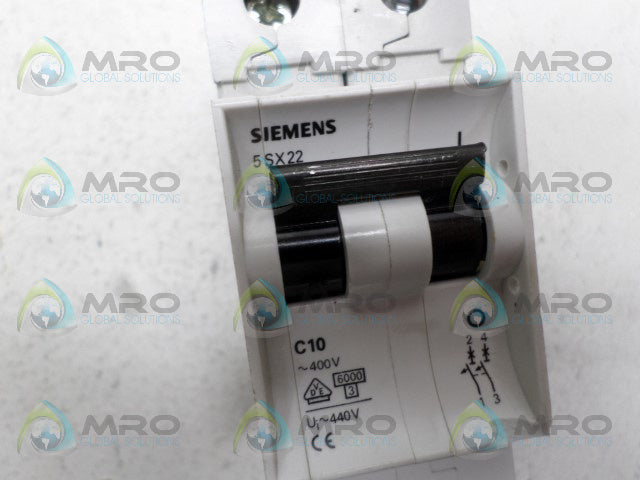 SIEMENS 5SX2210-7 CIRCUIT BREAKER 10A *NEW NO BOX*