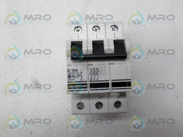 ABL SURSUM 3GU10 CIRCUIT BREAKER 10A  UNMP