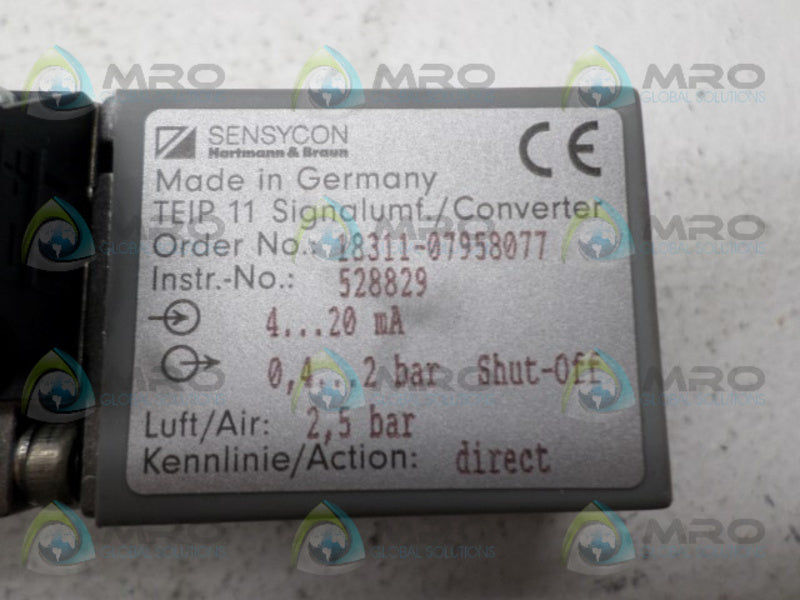 SENSYCON TEIP11 18311-07958077 CONVERTER *NEW NO BOX*