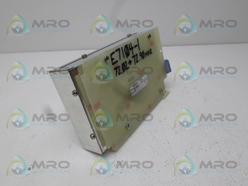 TELEMOTIVE E7104-1 MASTER RECEIVER  UNMP