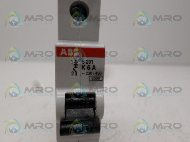 ABB S201-K6 CIRCUIT BREAKER 6A *NEW NO BOX*