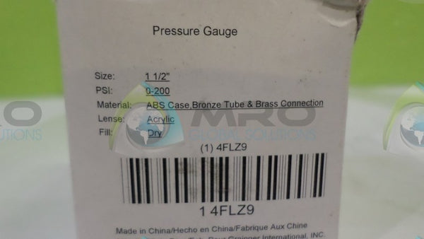 1-4FLZ9 PRESSURE GAUGE  NSMP