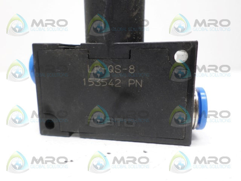 FESTO LR-QS-8 PRESSURE REGULATOR *NEW NO BOX*
