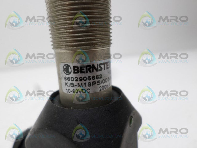 BERSTEIN KIB-M18PS/005-KLSD INDUCTIVE PROXIMITY SWITCH *NEW NO BOX*