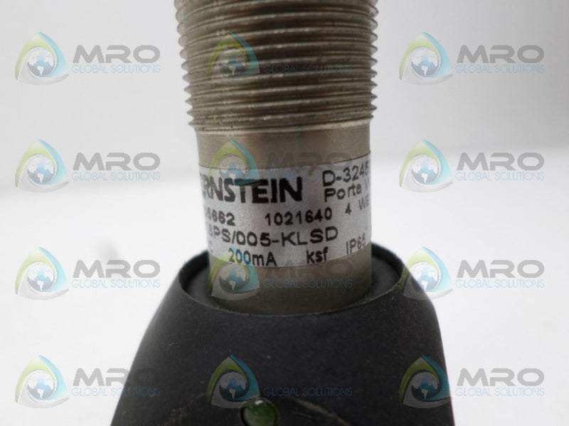 BERSTEIN KIB-M18PS/005-KLSD INDUCTIVE PROXIMITY SWITCH *NEW NO BOX*