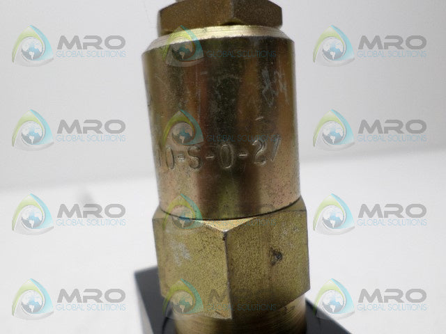 VICKERS PRV1-10-S-0-2/ MANIFOLD VALVE *NEW NO BOX*