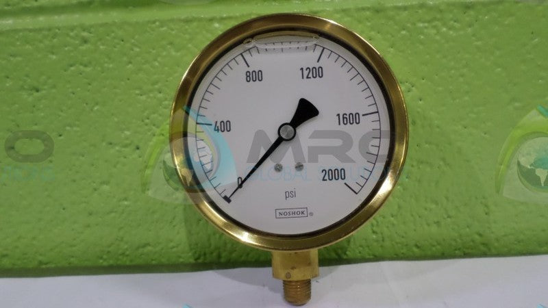 NOSHOK 40-300-2000 BRASS GAUGE  NSMP