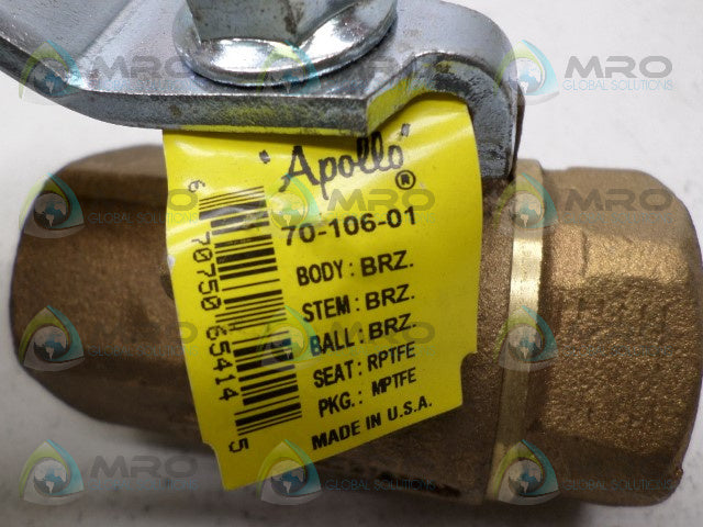 APOLLO 70-106-01 BALL VALVE *NEW NO BOX*