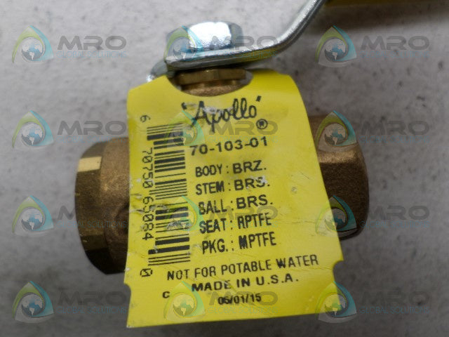 APOLLO 70-103-01 BALL VALVE *NEW NO BOX*
