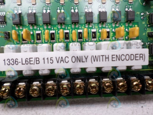 ALLEN BRADLEY 1336-L6E SER. B CONTROL INTERFACE BOARD  NSNP