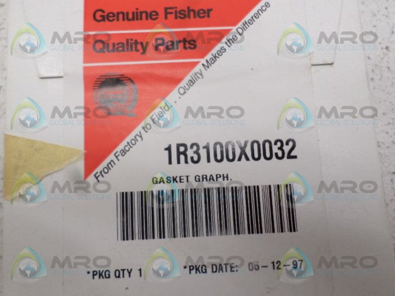 FISHER 1R3100X0032 GASKET GRAPH  NSMP