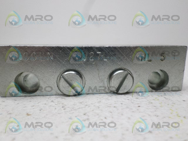 LINCOLN ML5T DIVIDER VALVE *NEW NO BOX*
