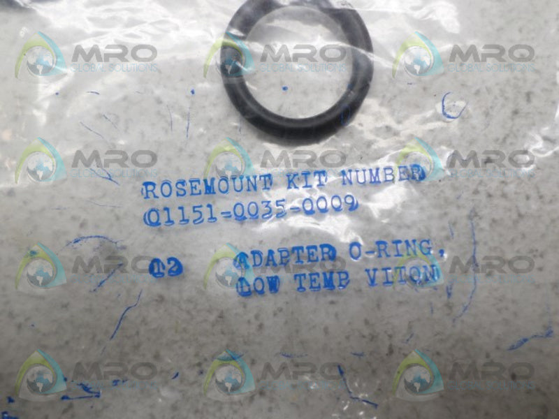 ROSEMOUNT 01151-0035-0009 ADAPTER O-RING (PKG OF 12) * NEW IN FACTORY BAG *