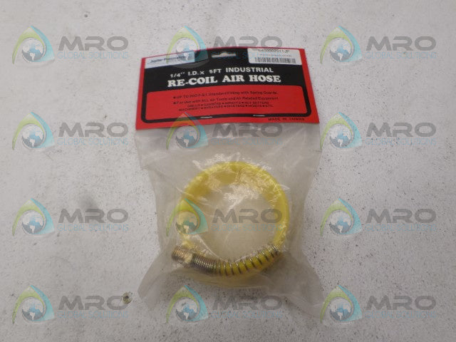 JUPITAR PNEUMATICS 5400502511JP RECOIL AIR HOSE 5FT *NEW IN ORIGINAL PACKAGE*