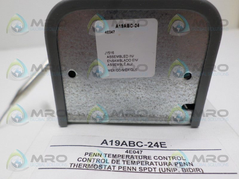 JOHNSON CONTROLS PENN A19ABC-24E TEMPERATURE CONTROL *NEW IN BOX*