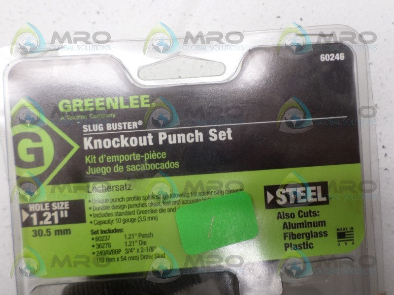 GREENLEE 60246 KNOCKOUT PUNCH SET *NEW IN ORIGINAL PACKAGE*