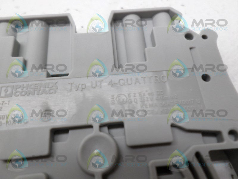 PHOENIX CONTACT UT4-QUATTRO TERMINAL BLOCK  NSNP