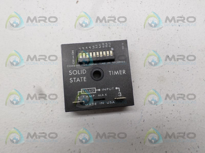 SSAC TDUL3000A SOLID STATE TIMER 0.1-102.3 SEC.  UNMP