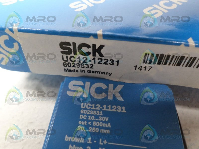 SICK UC12-12231 PHOTOELECTRIC SENSOR *NEW IN BOX*