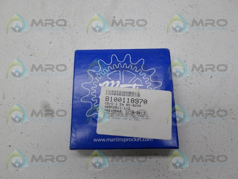 MARTIN 40BS25 SPROCKET 1-1/2" * FACTORY SEALED *