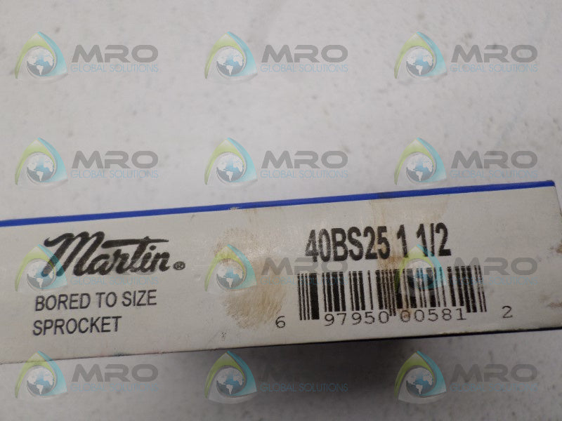 MARTIN 40BS25 SPROCKET 1-1/2" * FACTORY SEALED *