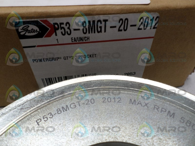 GATES 7708-2053 P53-8MGT-20-2012 SPROCKET *NEW BOX*