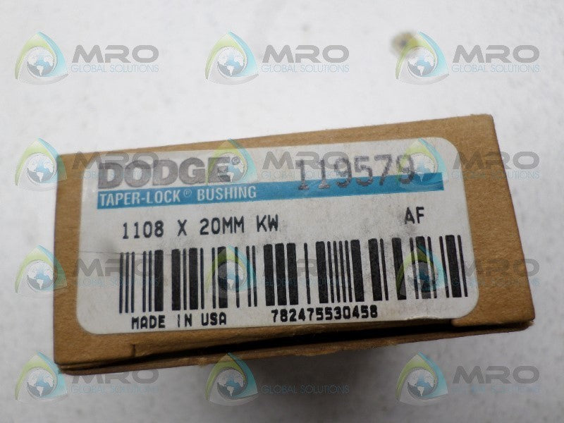 DODGE 119579 1108 TAPER LOCK BUSHING 20MM  NSMP