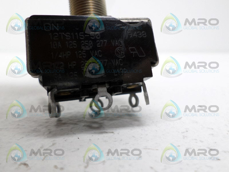 MICRO SWITCH 12TS115-50 TOGGLE SWITCH (AS PICTURED)  NSNP