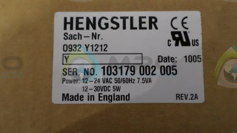 HENGSTLER 0932 Y1212  NSMP