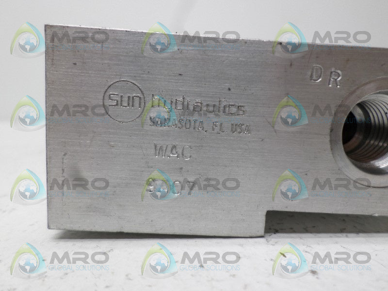SUN HYDRAULICS WAC QPAB SOLENOID VALVE *NEW NO BOX*