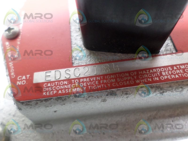 CROUSE-HINDS EDSC2184 SAFETY STOP SWITCH *NEW NO BOX*