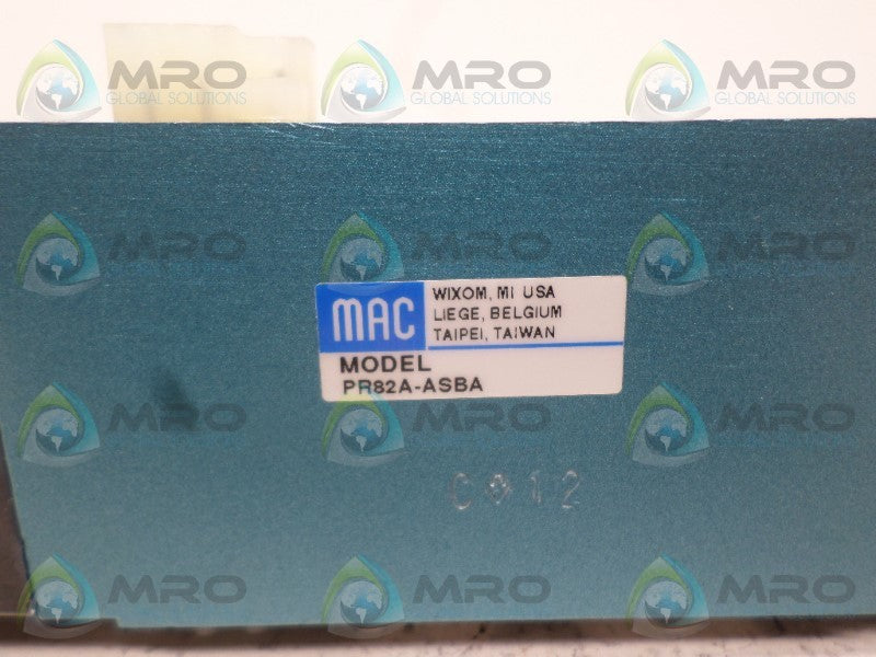 MAC PR82A-ASBA SOLENOID VALVE *NEW NO BOX*