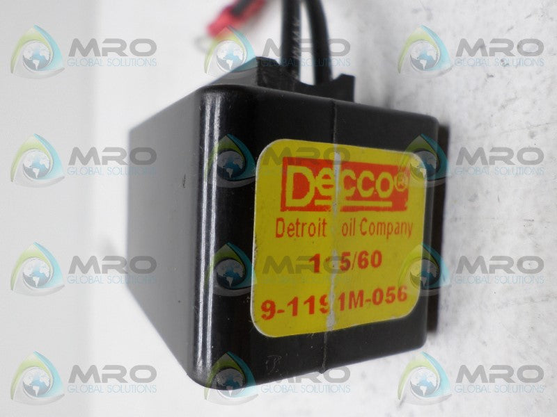 DECCO 9-1191M-056 COIL 115V *NEW NO BOX*