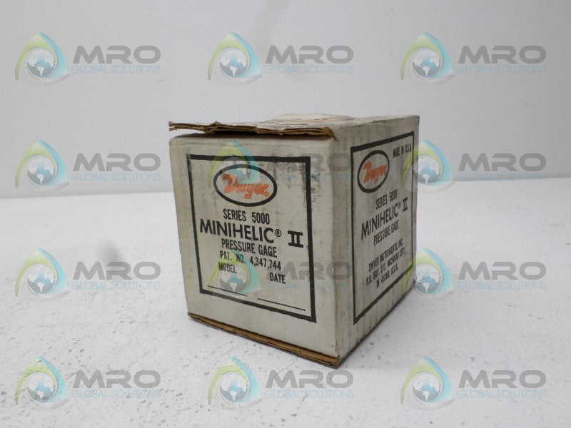 DWYER 2-5010 PRESSURE GAUGE 0-5IN W.C. *NEW IN BOX*