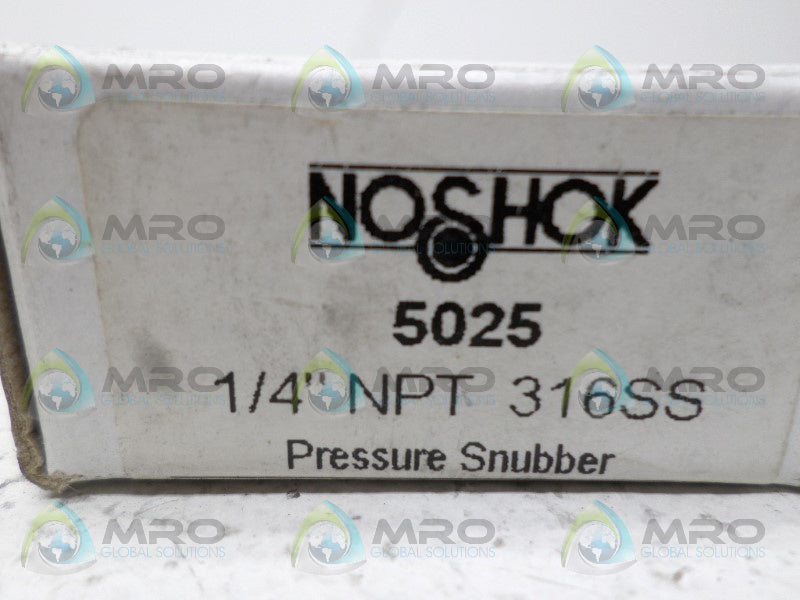 NOSHOK 5025 316SS 1/4" NPT PRESSURE SNUBBER  NSMP