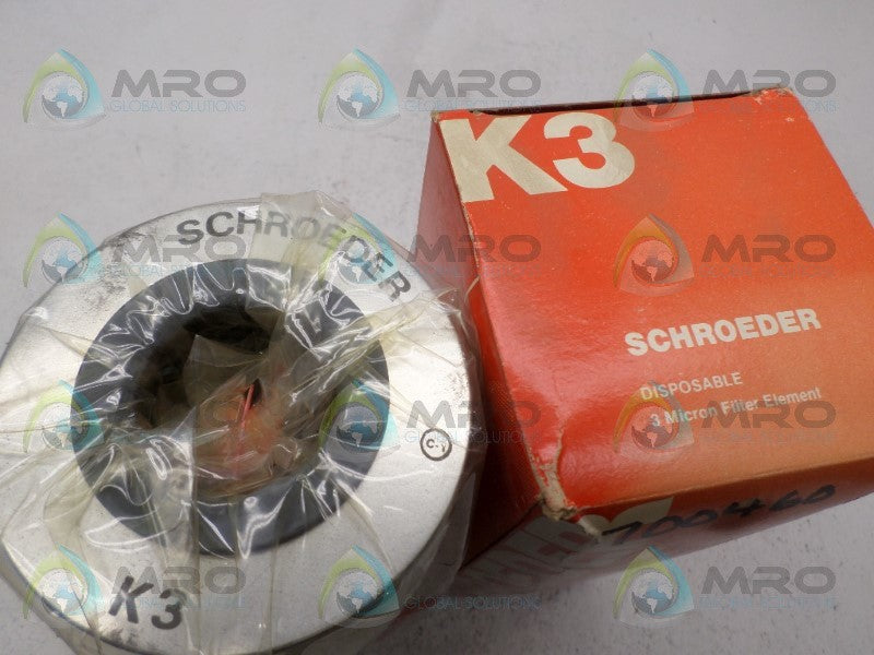 SCHROEDER K3 FILTER ELEMENT *NEW IN BOX*