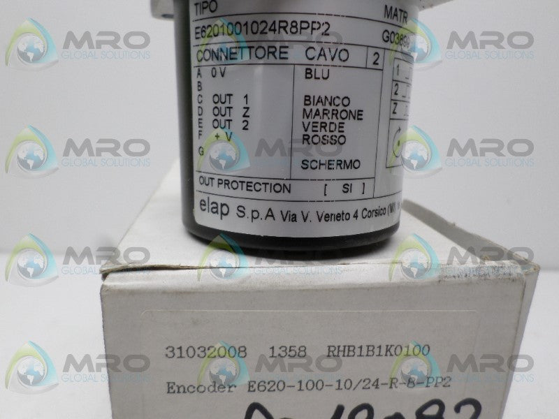 ELAP E620-100-10/24-R-8-PP2 ENCODER *NEW IN BOX*