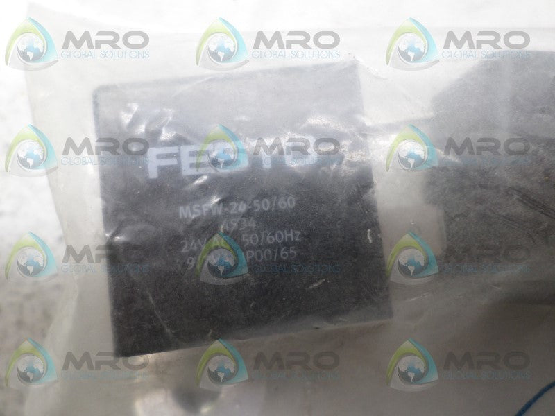 FESTO MSFW-24-50/60 SOLENOID COIL 24VAC  NSMP