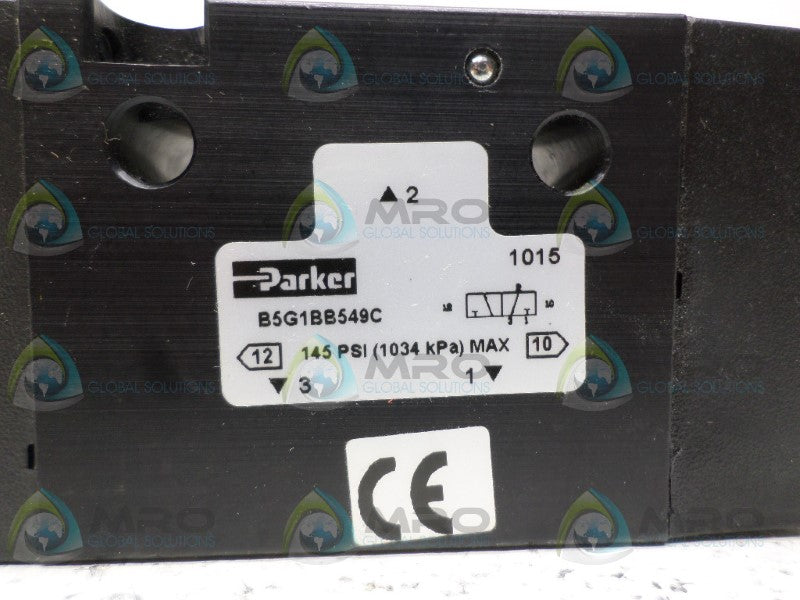 PARKER B5G1BB549C SOLENOID AIR VALVE *NEW NO BOX*