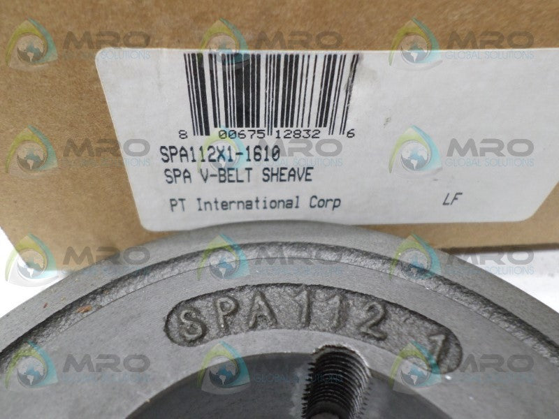 PTI SPA112X1-1610 V-BELT SHEAVE NSMP